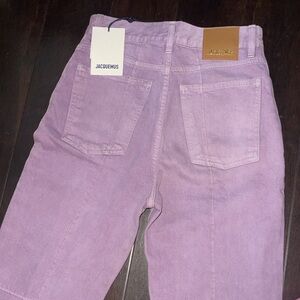 Jacquemus Lilac Denim Pants